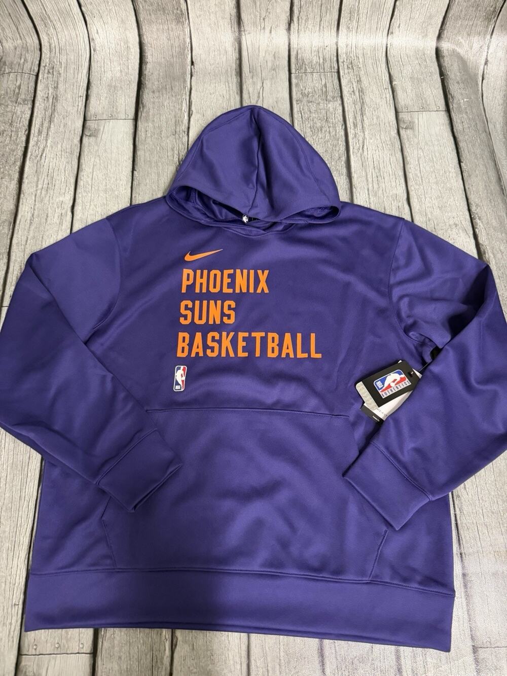 NWT Men’s Nike Phoenix Suns Spotlight On-Court Practice Hoodie Large Purple